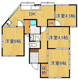 福岡県北九州市若松区古前1丁目【一戸建】の間取り