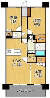 サンパーク黒崎駅レジデンス 1502号室【15階】の間取り