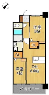 コンダクトレジデンスHIGUCHIMACHI【9階】の間取り