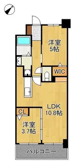コンダクトレジデンスHIGUCHIMACHI【9階】の間取り