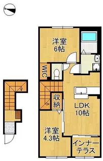 メゾンMB【2階】の間取り