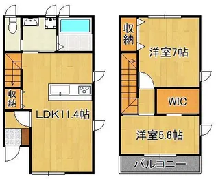 パークサイドAZO【1階】の間取り