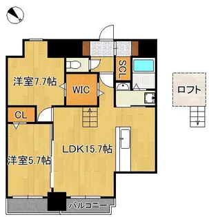 RISO CORE【4階】の間取り