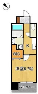 RISO CORE【9階】の間取り