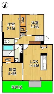 TORISIA相生町【1階】の間取り