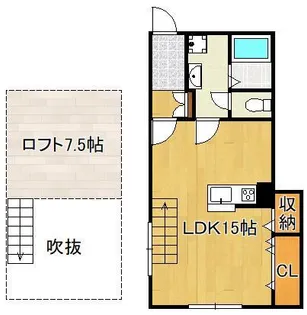 Land+HAMAMACHI【1階】の間取り