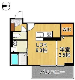 エスト・プラージュ【2階】の間取り