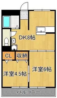 第2白石ビル【5階】の間取り