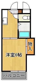 シャトレ祇園Ⅱ【2階】の間取り