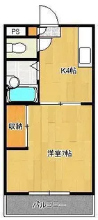 シャトレ桃園【3階】の間取り