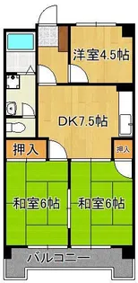 シャトレ上本町【3階】の間取り