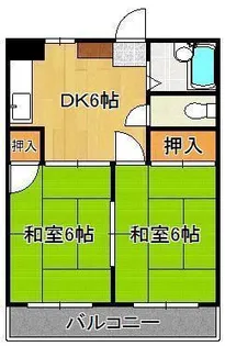 シャトレ松尾【4階】の間取り