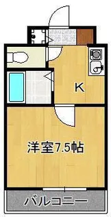 トーカンキャステール菅原【7階】の間取り