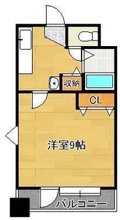 ニューサンリバー8番館【3階】の間取り