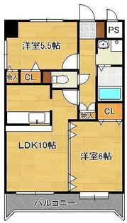 アルゴヴィラージュ八幡駅前【14階】の間取り