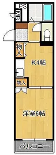 サニーベール前田【6階】の間取り
