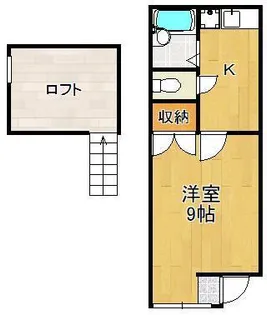 レグルス中央【2階】の間取り