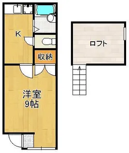 レグルス中央【2階】の間取り