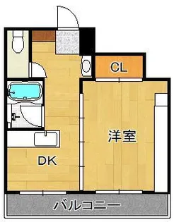 スペースワールド南ビル【9階】の間取り