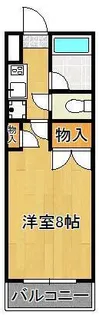 シティルーム境川【1階】の間取り