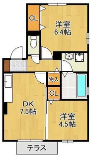 マノワールさやの杜【1階】の間取り