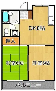 和光第二ビル【3階】の間取り