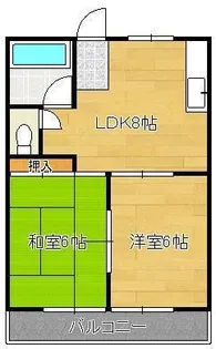 和光第二ビル【2階】の間取り