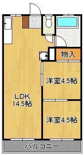 パルコチェントラーレ【5階】の間取り