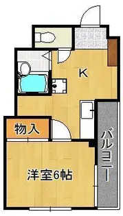 ディアライフ中央【5階】の間取り