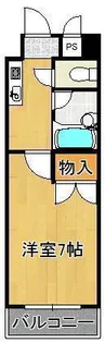 トーケン設計戸畑駅前Ⅱ【7階】の間取り