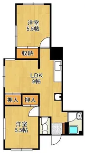 カリフォルニアハウス【3階】の間取り
