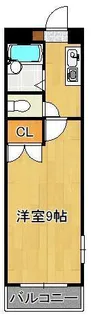 KMマンション八幡駅前Ⅲ【9階】の間取り
