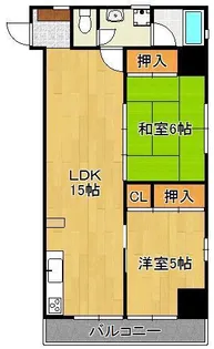 コンフォート高見【7階】の間取り