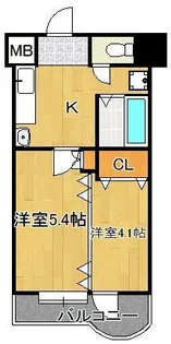 ノースステイツ幸町【9階】の間取り