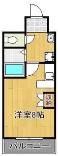 オアシス浅生Ⅱ【3階】の間取り