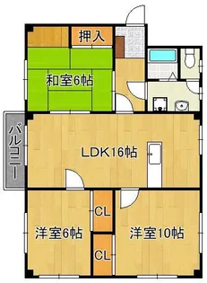 アルカサール菅原【4階】の間取り