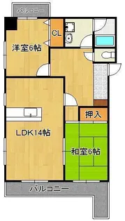 アネーロあそう【7階】の間取り