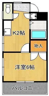 シャトレ千防【5階】の間取り