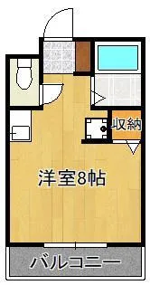 グリーンビルナカムラ【3階】の間取り