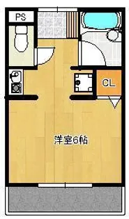 グリーンビルナカムラ【2階】の間取り