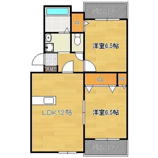 アヴァンティ高見MⅡ【3階】の間取り