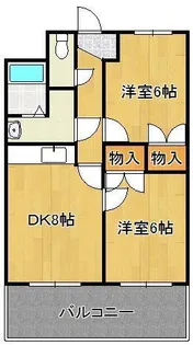エルザサンリバー戸畑【8階】の間取り