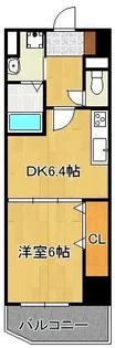 COMFORT SQUARE LUXE【9階】の間取り