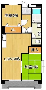 WAVE高見【10階】の間取り