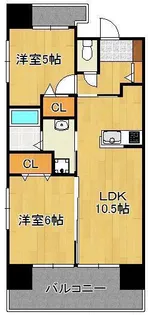 アースコート桜通り【9階】の間取り