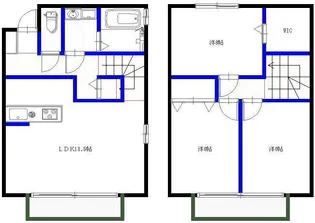 ファニーコート【1階】の間取り