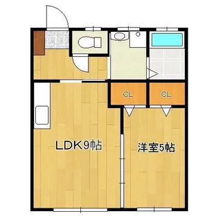 フォーラム枝光A【1階】の間取り