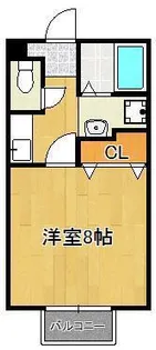 ハッピネスオグラ【2階】の間取り