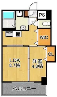 1LDKの間取り画像