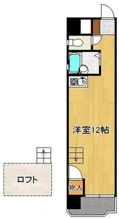 ジュネス戸畑駅前【3階】の間取り